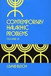 Contemporary Halakhic Problems Vol. 6 (PB)