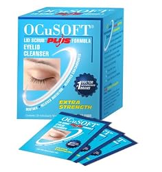 OCuSOFT Eyelid Cleanser, Extra Strength, Pre-Moistened Pads, Individually Wrapped, 30 Pads