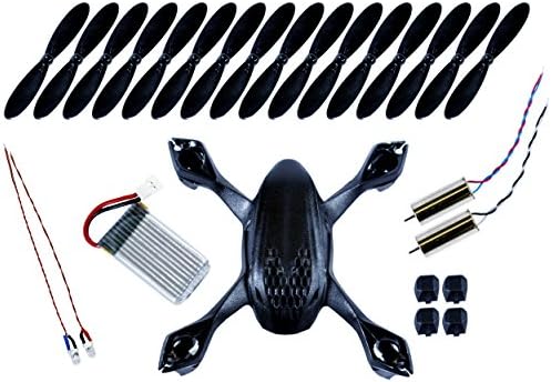 Hubsan X4 H107D FPV Quadcopter Crash Pack - BLACK (Tekstra Brands Exclusive!!)