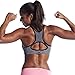 Zensah Racey Running Sports Bra - Women Workout, Gym Low Impact Support Racerback Top