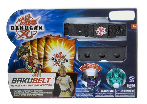 Bakugan BakuBelt Action Kit (1 Bakubelt, 1 Bakuclip, 2 Bakugan, 2 Ability Cards + 2 Metal Gate Cards) - "NOT" Randomly Picked, Sold As Shown In the Picture!