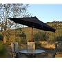 Replacement Umbrella Canopy for 9ft 8 Ribs (Canopy Only) Black