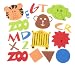 Foam Stickers 5-Ounce, Zoo