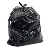 Garbage Bags for Home and Kitchen (Black, 16x14x37h) 1.7 Mil 30 Gallon