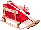 Baby Sled with Red Pad