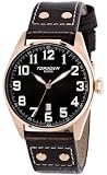 Torgoen Swiss Mens T28105 T28 3-Hand Rose Aviation Watch