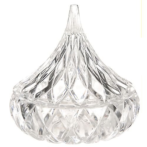 Best Cheap Godinger Crystal Famous Hersheys Kiss Crystal Candy Dish