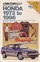 Chilton's Repair & Tune-Up Guide Honda 1973 to 1986: All U.S. Canadian Models of Accord,Accord Cvcc,Civic,Civic Cvcc,Crx,Prelude (Chilton's Repair Manual (Model Specific))