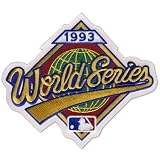 2 Patch Pack - 1993 World Series MLB Baseball Patches Toronto Blue Jays over Philadelphia Phillies