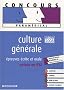 Culture g�n�rale : Epreuves �crite et orale, entr�e en IFSI