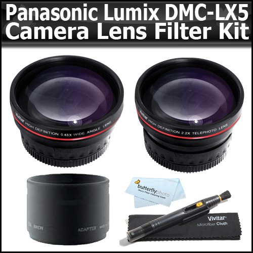 Accessory Kit For The Panasonic Lumix DMC-LX5 10.1
