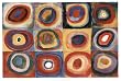 (24x36) Wassily Kandinsky Farbstudie Quadrate Art Print Poster