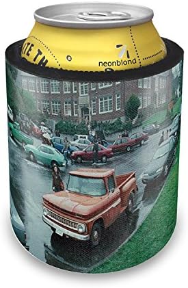 Slap Can Koozie black blank Insulator Cooler - Neonblond