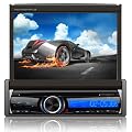 XOMAX XM-DTSB908 Autoradio Bluetooth Freisprecheinrichtung 7"/18 cm LCD TFT Touchscreen Multimedia codefree DVD CD Player USB SD Single DIN (DIN 1) Moniceiver inkl. Fernbedienung