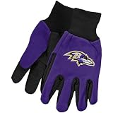 NFL McArthur Baltimore Ravens Two-Tone Utility Gloves