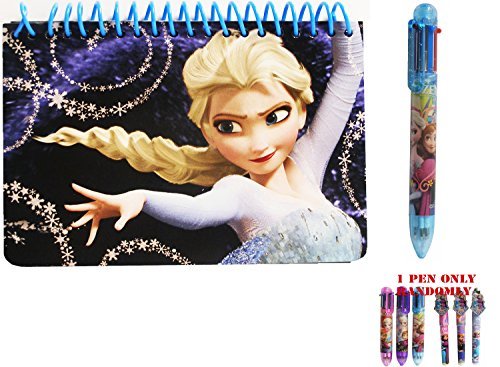Disney Frozen Elsa The Queen Spiral Autograph Book and 1 Pen