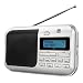 Dual DAB 4 Tragbares Digitalradio (DAB(+), UKW-Tuner, 1 Watt, Kopfh�reranschluss) silber