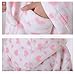 Roseate Girl's Plush Robe Soft Fleece Bathrobe Hooded with Pockets