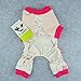 Fitwarm Soft Cotton Sweet Dream Sheep Pet Clothes Dog Pajamas Clothes Shirts, Pink, Small