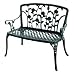BEST Saint Kitts Cast Aluminum Bench, Green Finish