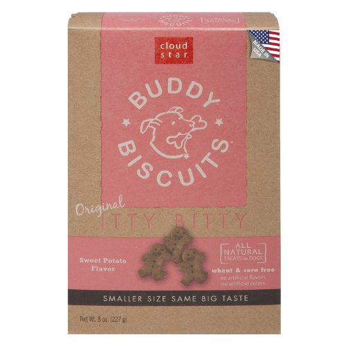 Cloud Star Itty Bitty Buddy Biscuits Dog Treats Sweet Potato Madness 8-Ounce Boxes Pack of 6B001E5DXOU 