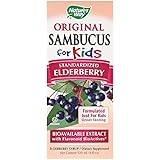 Nature's Way Sambucus for Kids, Elderberry Flavored, 4-Ounce