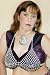 Silver Mesh Bra Cover with Row of Coins