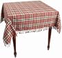April Cornell 50 by 50-Inch Tablecloth, Festive Plaid Red