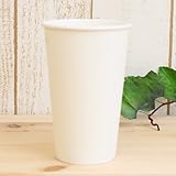 ペーパーカップ　16オンス　本体50Ｐ　ホワイト　316W