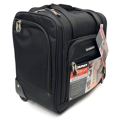 Ciao Carry On Wheeled Under The Seat Bag (Black) Luggage Bags