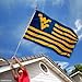 College Flags & Banners Co. West Virginia Mountaineers Stars and Stripes Nation Flag