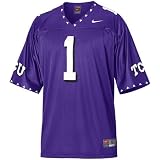 Nike Texas Christian Horned Frogs #1 Purple Replica Football Jersey