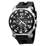 Lancaster Men's  OLA0347SS/NR Barreto Black Dial Watch Model