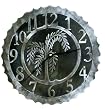 Willow Tree Black and Burnished Steel Wall Clock (12 inch)