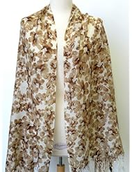 From Amazon.com. Click for details:
 Single Detail Page Misc: 100% Pure Inner Mongolian Pashmina Long Scarf Shawl-Italian Fashion Style Lady Wrap-For All Seasons ,Weight 100g ,Perfect Size at 25" Width x 69" Length + 3" x 2 Fringe, Lightweight & Comfortable Super Soft Touch, This is a Beautiful,Fashionable and Elegant High-End Pashmina Lady Scarf Shawl Wrap , 1 Ply , 100% Pashmina Wool Shawl ,100% Satisfaction Guaranteed. - Eastern Cloud Single Detail Page Misc: 100% Pure Inner Mongolian Pashmina Long Scarf Shawl-Italian Fashion Style Lady Wrap-For All Seasons ,Weight 100g ,Perfect Size at 25" Width x 69" Length + 3" x 2 Fringe, Lightweight & Comfortable Super Soft Touch, This is a Beautiful,Fashionable and Elegant High-End Pashmina Lady Scarf Shawl Wrap , 1 Ply , 100% Pashmina Wool Shawl ,100% Satisfaction Guaranteed. - Eastern Cloud