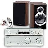 Onkyo DX-7355 CD player (Silver) + A-9155 stereo amplifier (Silver) + Wharfedale Diamond 10.1 speakers (Walnut Pearl) + Creative Audio £50 cable bundle (see below for details). 2 Year Guarantee.