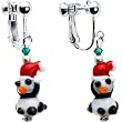 Holiday Penguin Clip Earrings MADE WITH SWAROVSKI ELEMENTS
