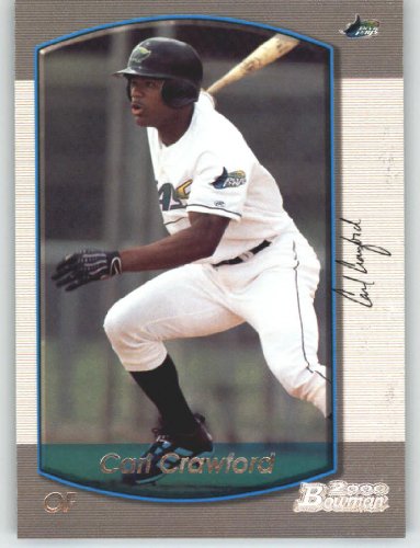 2000 Bowman #199 Carl Crawford - Tampa Bay Devil Rays (Baseball Cards)