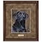 Loyal Companion Framed Art - Black Labrador Retriever