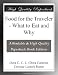 Food for the Traveler - What to Eat and Why