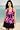 Beach Belle Flower Burst Halter Skirtini Swimsuit - Women's Swimsuit Plus Size Swimsuits