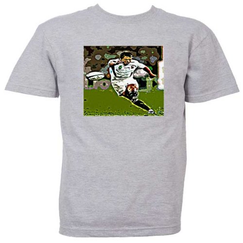 PRIORY ARTS Jonny Wilkinson Rugby world cup LARGE T SHIRT PRIORY ARTS Jonny Wilkinson Rugby world cup LARGE T SHIRT