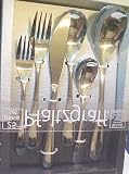 Pfaltzgraff 25 Piece Flatware Set Includes 20 Piece Service for 4