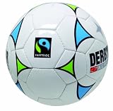 DERBYSTAR FUSSBALL FLO FAIR TRADE ALPHA TT, wei&szlig;/blau/gr&uuml;n, 5