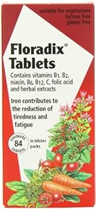 Floradix Iron Supplement Tablets 84 Tablets