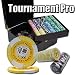 Tournaments Fun
750 Ct Tournament Pro 11.5 Gram Poker Chip Set w/ Mahogany Wooden Case