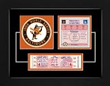Baltimore Orioles 1966 World Series Replica Ticket & Patch Frame