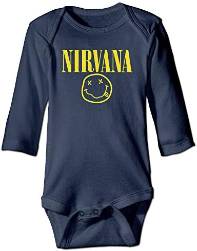 Welcome Header Nirvana Logo Cute Baby Onesie Cotton Toddler Clothes