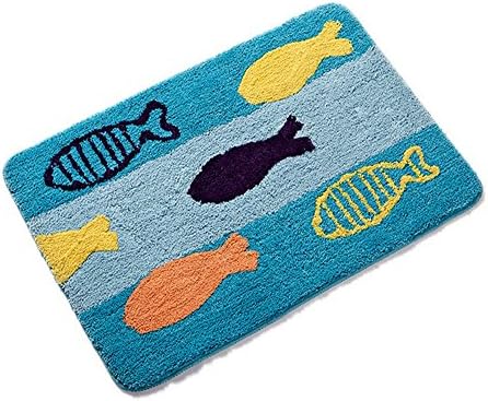 Etrony Microfiber Non-Slip Water-absorbing Super soft Doormat Bath Rug Mat (40x60cm)