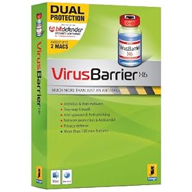 Intego Virus Barrier X6 Dual Protection - 2 machines (Mac) [import anglais]